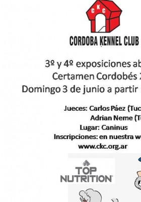 3º y4º Exposiciones Abiertas Certamen Cordobés ...